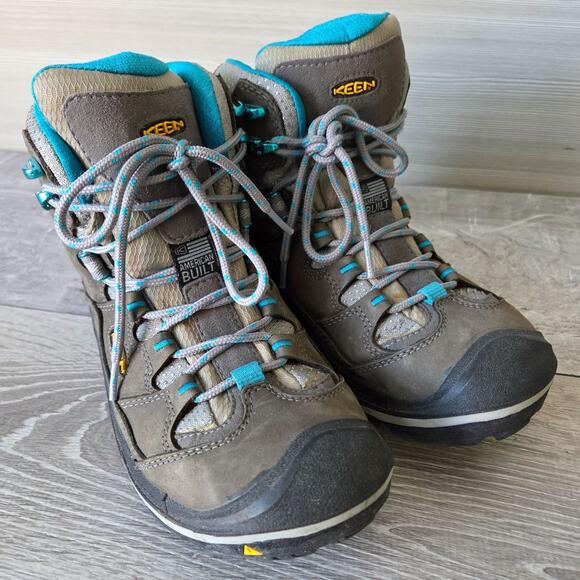 Keen Durand Boots Womens Waterproof Hiking Mid Brown Leather Size 9 Gorpcore - Picture 1 of 16